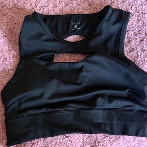 Tavi Black Sports Bra